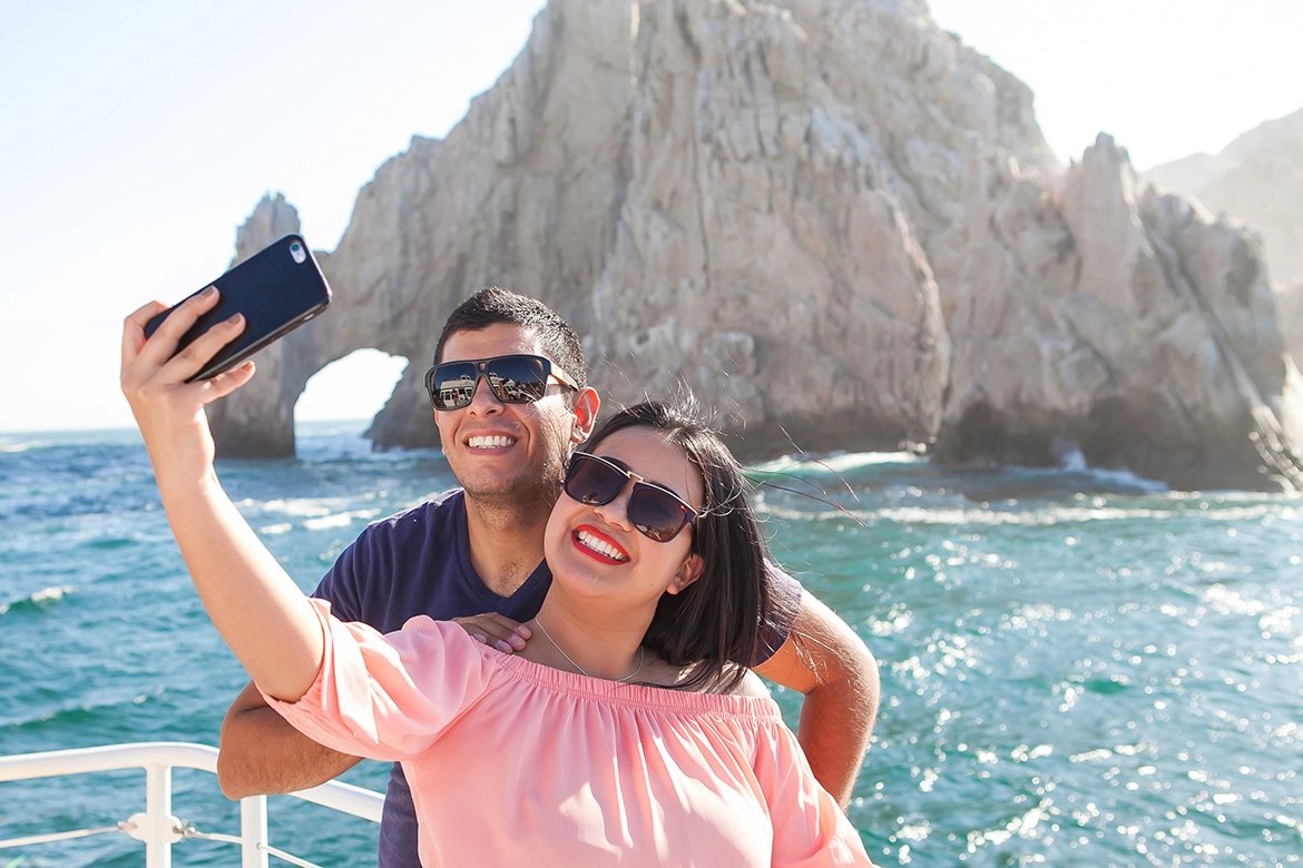 El Arco tours with CaboMar Catamaran in Cabo San Lucas Mexico	