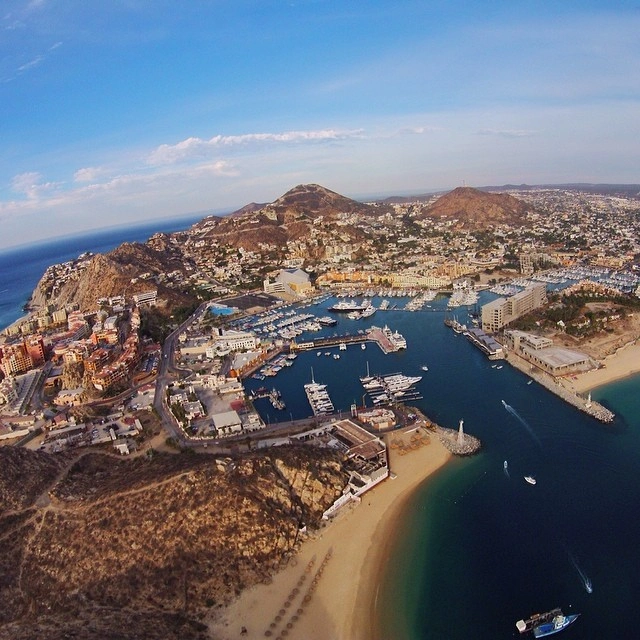 Aerial view of Cabo San Lucas, Mexico	