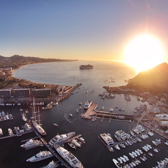 Aerial view of Cabo San Lucas, Mexico	