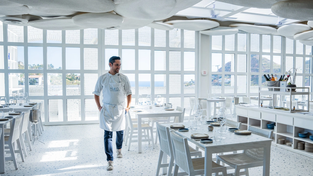 NAO fine dining Mediterranean restaurant Los Cabos Mexico	