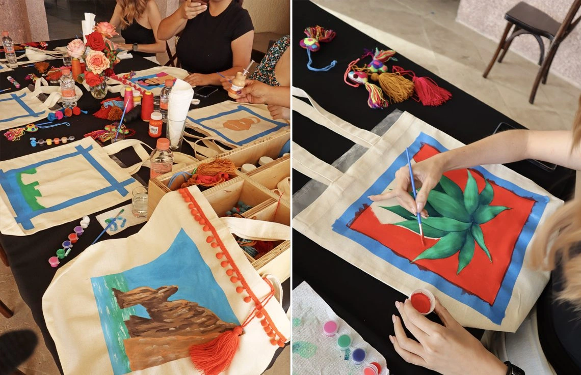 Painting parties in Cabo San Lucas Mexico in your private vacation villa rental	