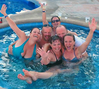 Friends vacation in Los Cabos Mexico	