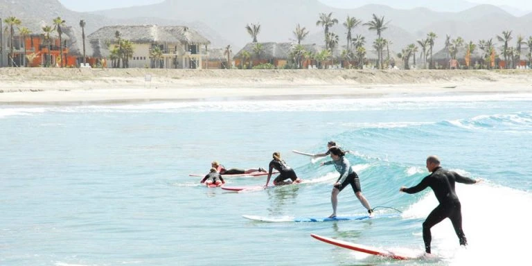 Surfing lessons in Todos Santos Mexico	