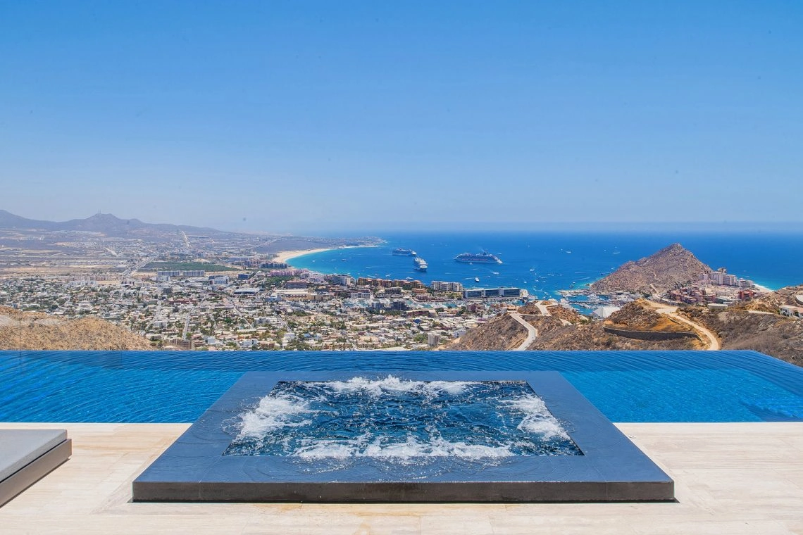 Luxury ocean view private vacation rental Villa Aurora in Cabo San Lucas Mexico	