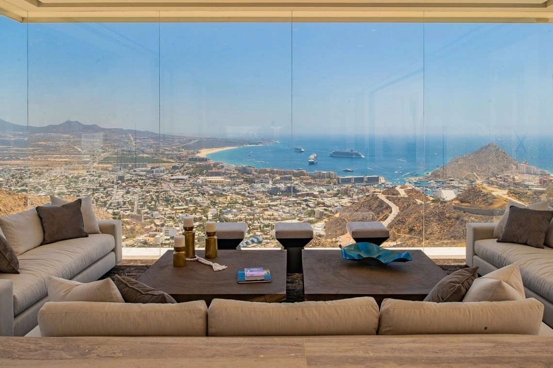 Luxury ocean view vacation rental Villa Aurora in Cabo San Lucas Mexico	