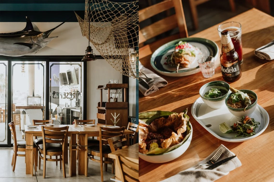 San Jose del Cabo Mexico fine dining restaurant La Tresefes fresh local seafood	