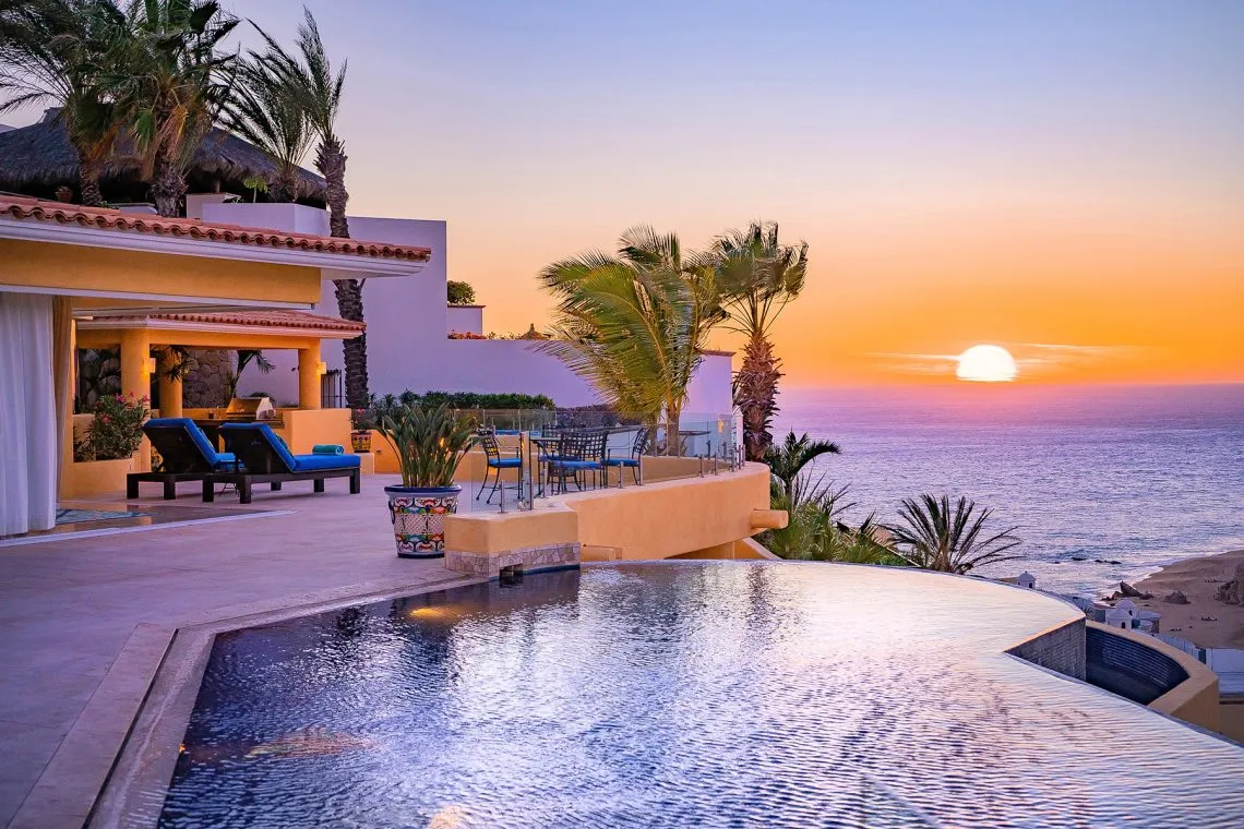 Gorgeous sunset at Dos Vistas	