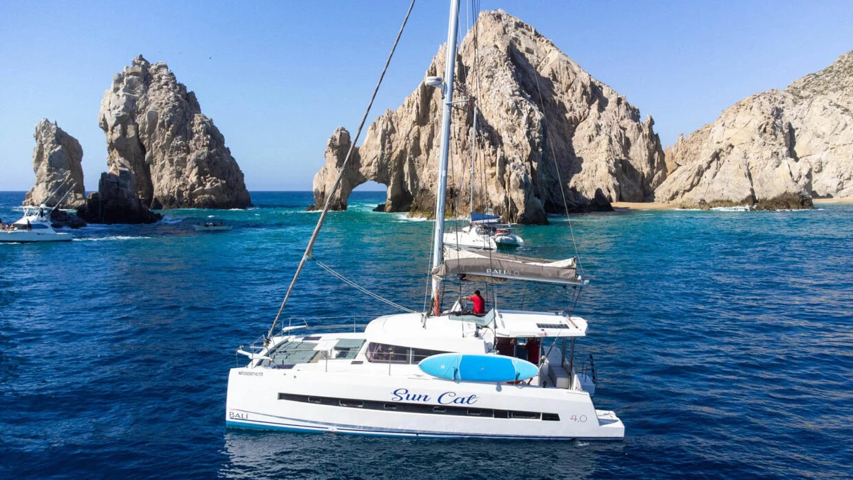 Catamaran tours sailing cruises in Cabo San Lucas Mexico	