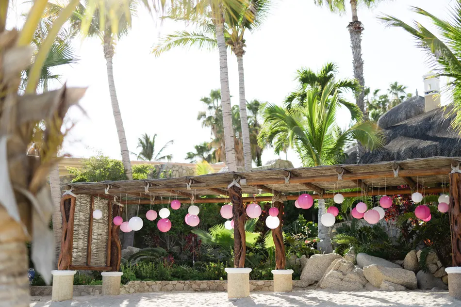 Luxury Destination Wedding on the Beach in Los Cabos Mexico at private Vacation Rental Villa las Rocas	