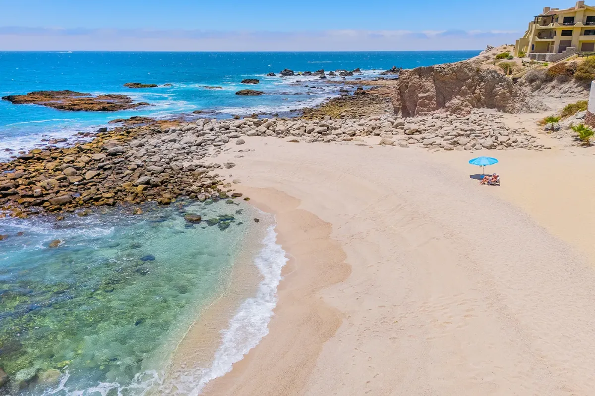 The Beach at Cabo Bello in Cabo San Lucas Mexico