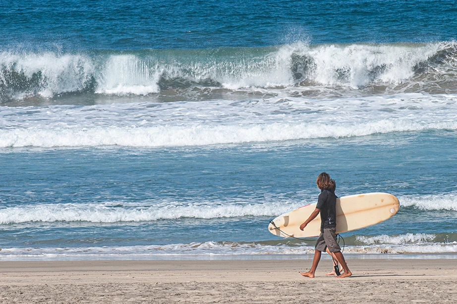 Surfers at Todos Santos in Cabo